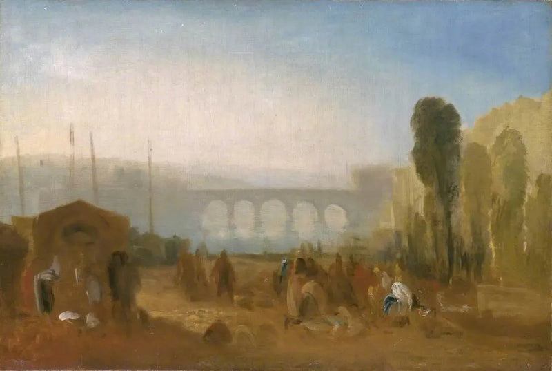 Dieppe: O Porto da Quai Henri IV - J. M. W. Turner