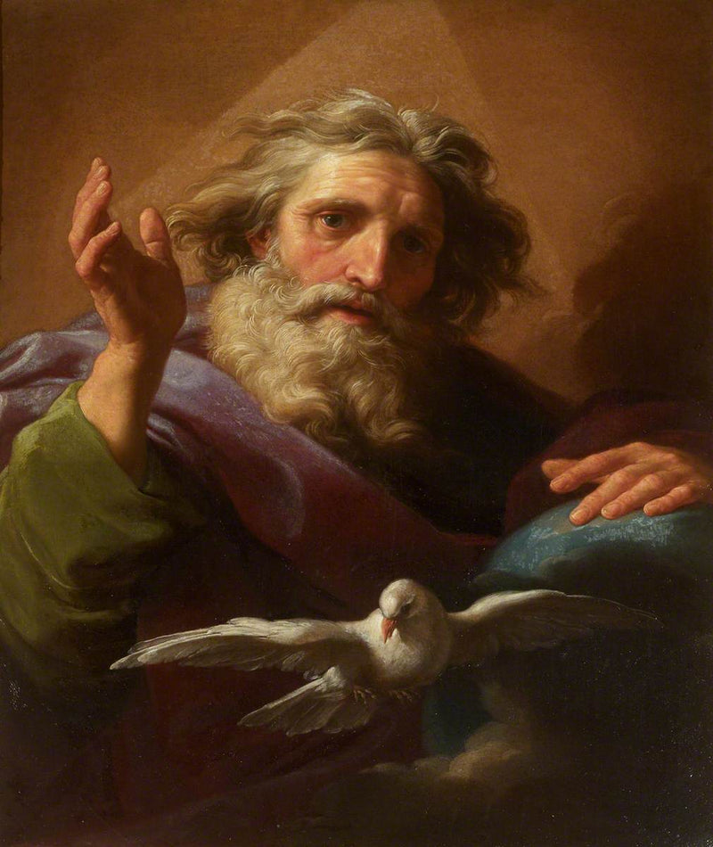 Deus Pai e Espírito Santo - Pompeo Batoni