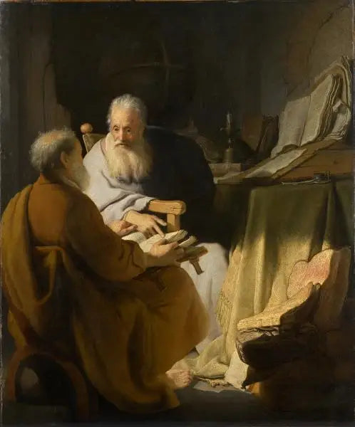 Disputa entre dois velhos - Rembrandt