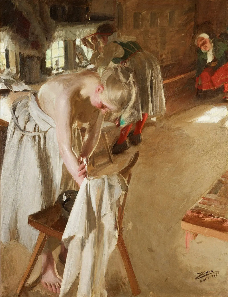 domingo de manhã - Anders Zorn