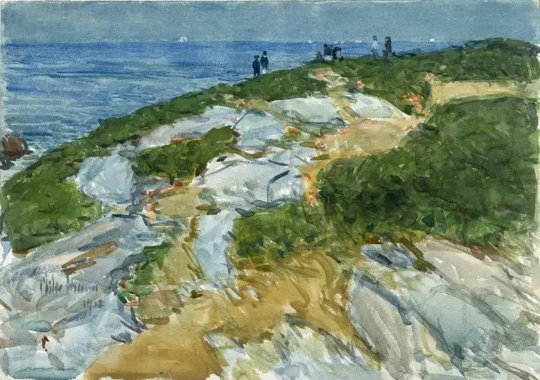 Domingo de manhã, Appledore - Childe Hassam