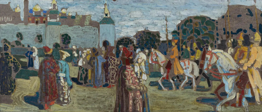 Domingo (velho russo) (esboço) - Vassily Kandinsky