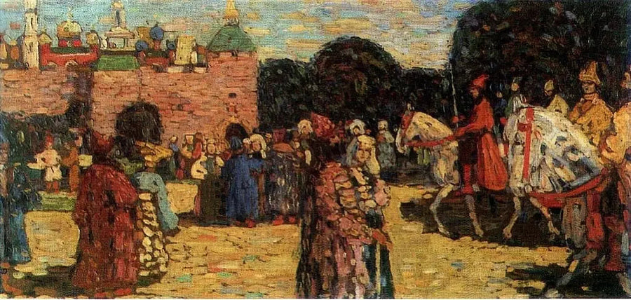 Domingo (velho russo) - Vassily Kandinsky