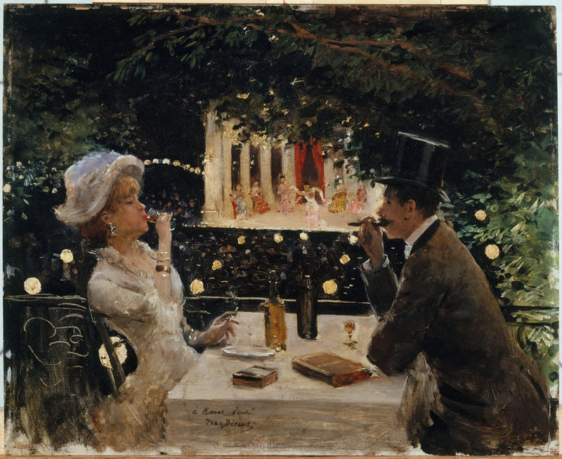 Jantar nos Embaixadores - Jean Béraud