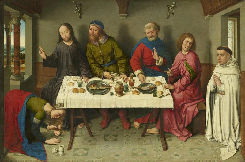 Jantar com Simão, o Fariseu - Dirk Bouts
