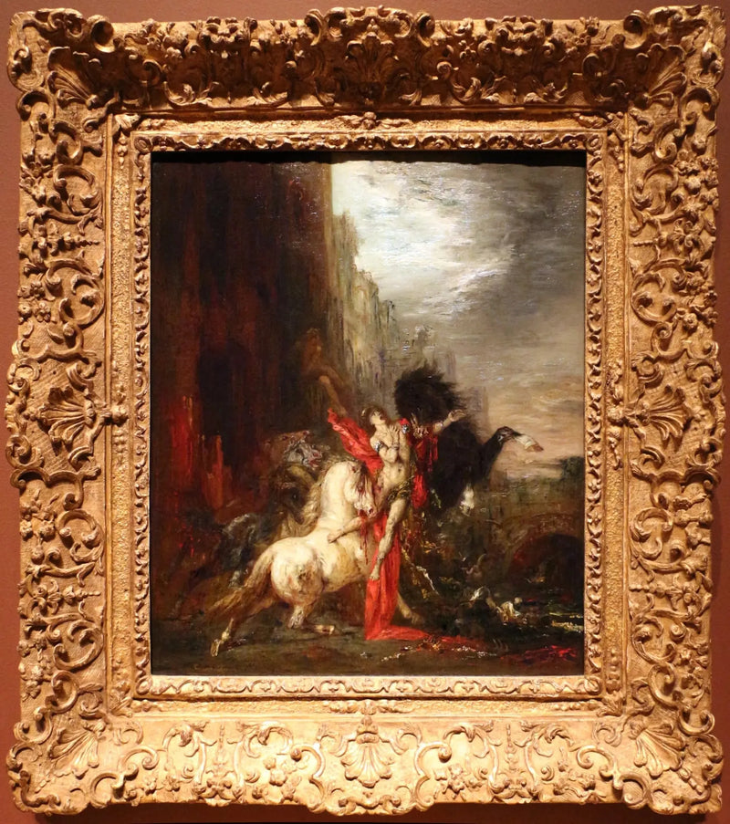Diomedes devorado por seus cavalos - Gustave Moreau