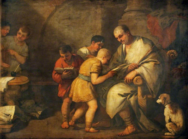 Dionísio, tirano de Siracusa - Luca Giordano