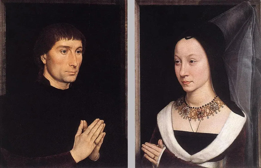 Diptyque de Tommaso Portinari e de sua esposa - Hans Memling