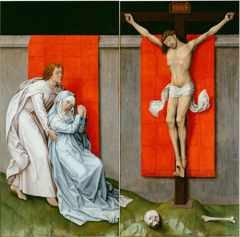 Diptico do Cristo na cruz - Rogier van der Weyden
