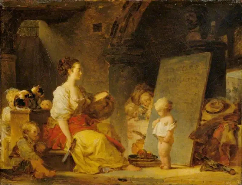 Diga então, por favor - Jean-Honoré Fragonard