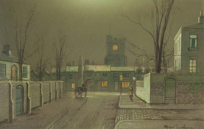 Docas de Liverpool (painel 4 de 5) - John Atkinson Grimshaw