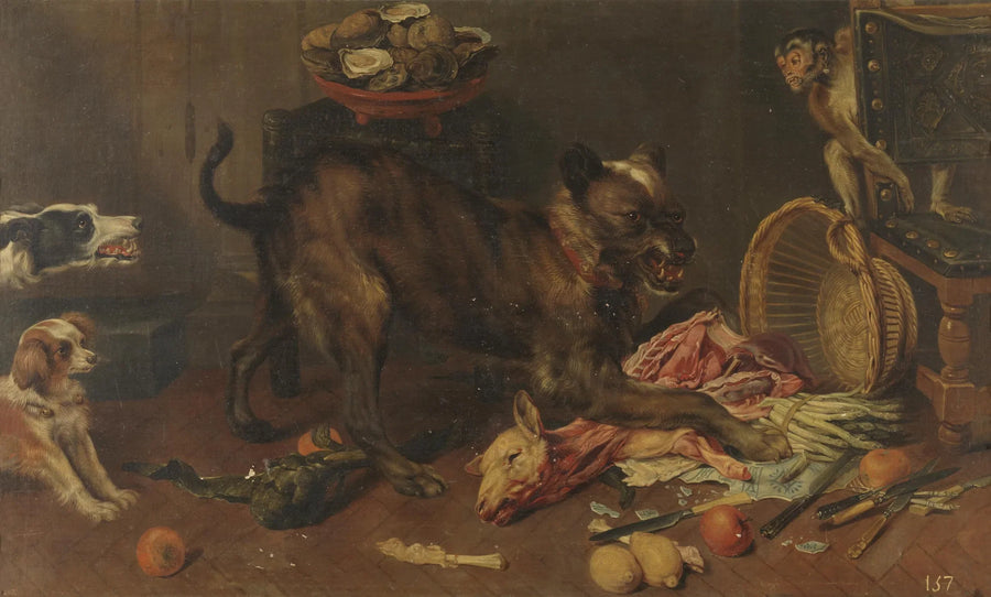 Dog with its Prey - Frans Snyders