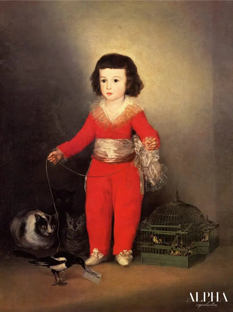 Don Manuel Osorio de Zuniga, enfant - Francisco de Goya - Reproductions de tableaux et peintures haut de gamme