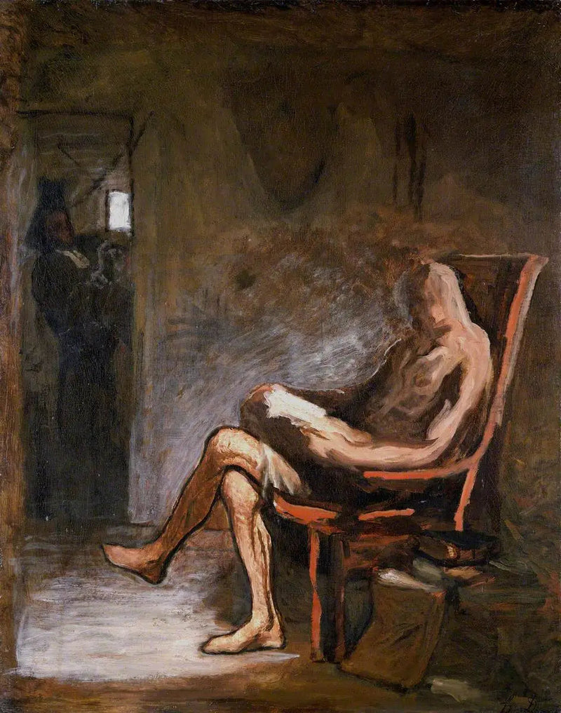 Dom Quixote lendo - Honoré Daumier
