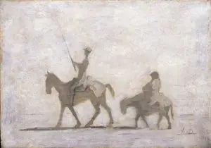 Dom Quixote e Sancho Pança - Honoré Daumier