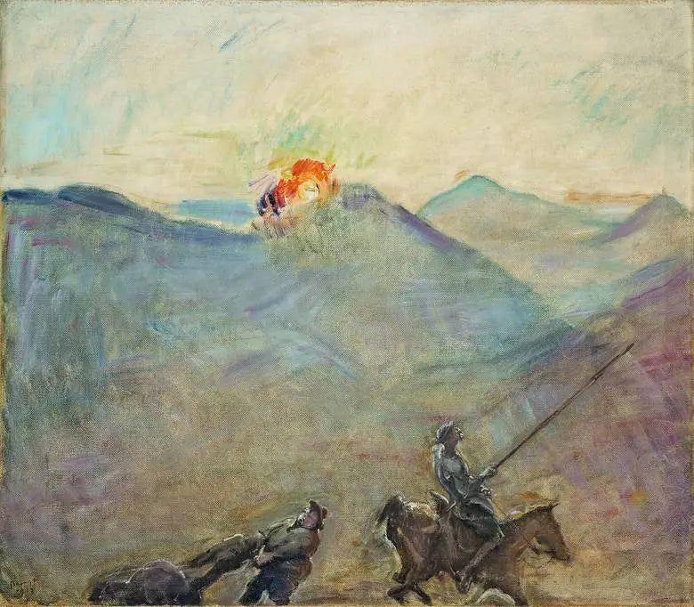 Don Quixote e Sancho Pança - Max Slevogt