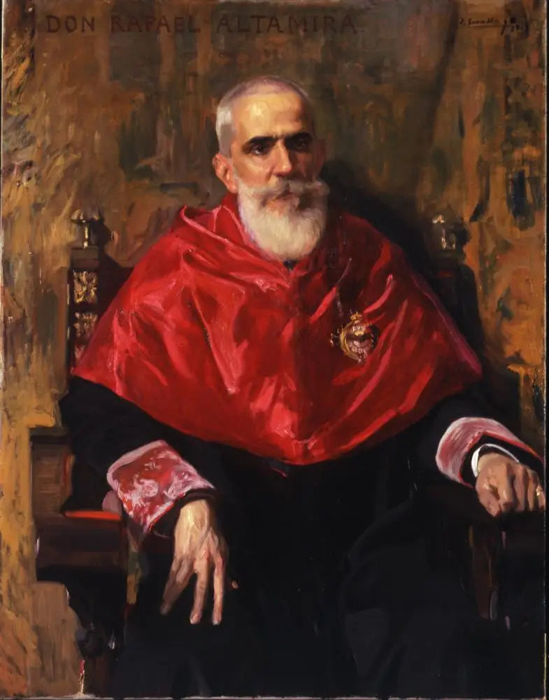 Don Rafael Altamira e Crevea - Joaquín Sorolla