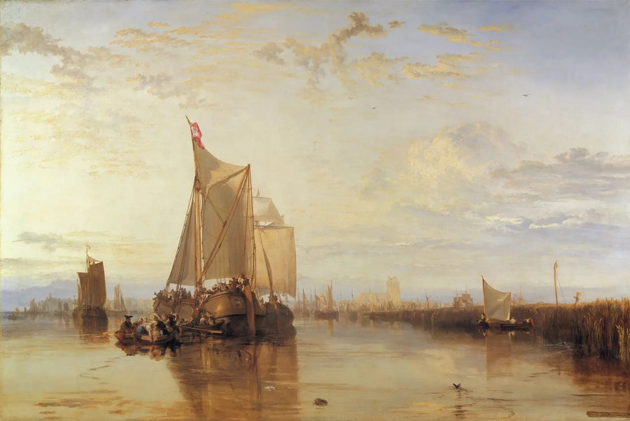 Dort, ou Dordrecht: O barco de carga Dort de Roterdã à deriva - J. M. W. Turner