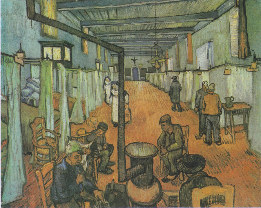 Dormitório do hospital de Arles - Vincent van Gogh