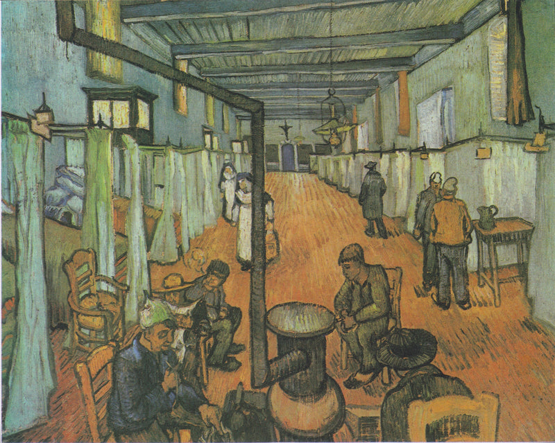 Dormitório do hospital de Arles - Vincent van Gogh