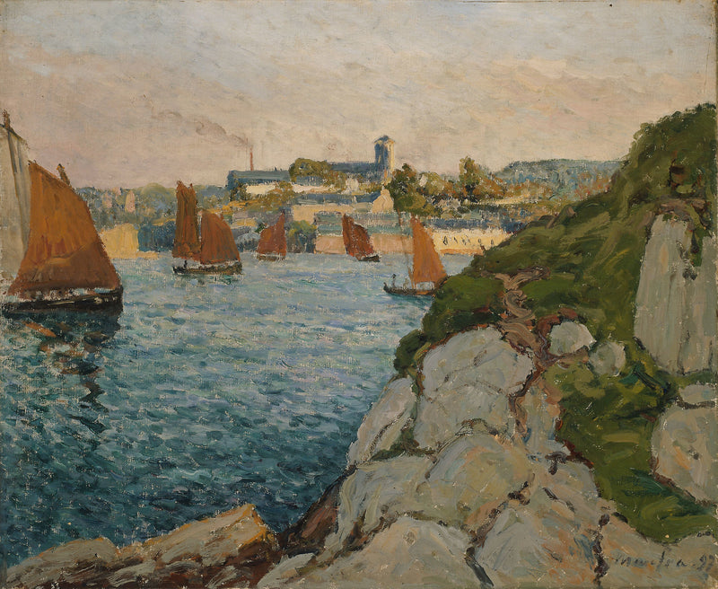Douarnenez a cidade iluminada - Maxime Maufra