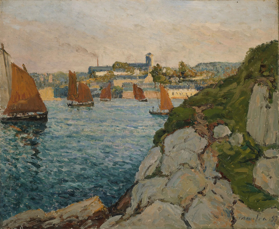 Douarnenez a cidade iluminada - Maxime Maufra
