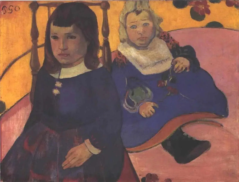 Retrato duplo de crianças - Paul Gauguin