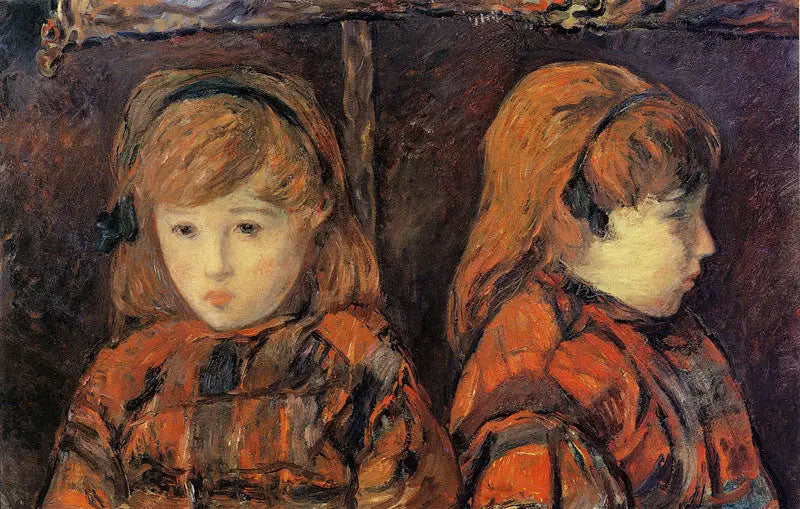 Retrato duplo de uma menina - Paul Gauguin