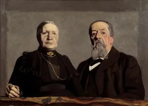 Retrato duplo dos pais do artista - Félix Vallotton