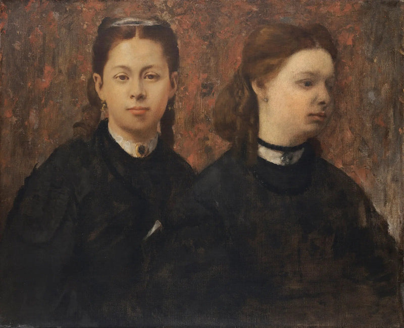 Retrato Duplo - Os Primos do Pintor - Edgar Degas
