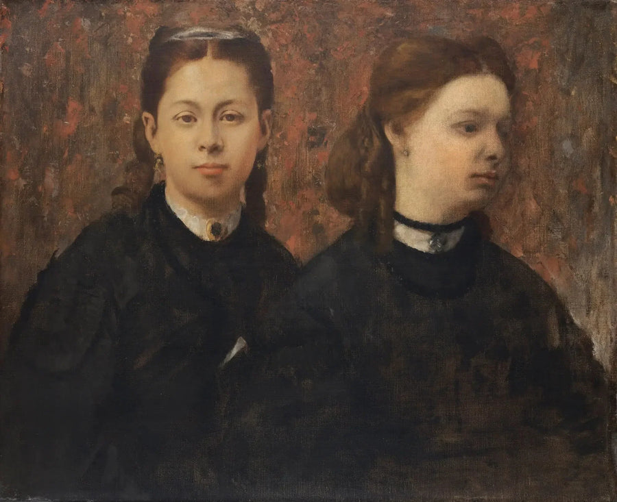 Retrato Duplo - Os Primos do Pintor - Edgar Degas