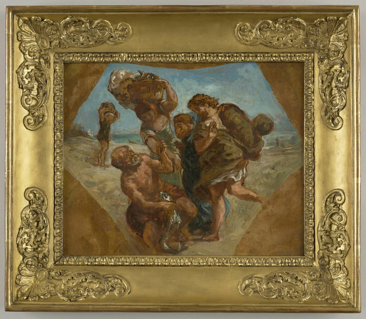 O dracma do tributo - Eugène Delacroix