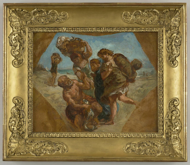 O dracma do tributo - Eugène Delacroix