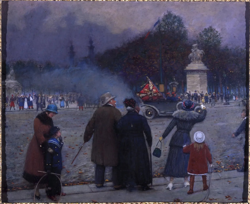 Bandeira alemã usada nos Invalides - Jean Béraud