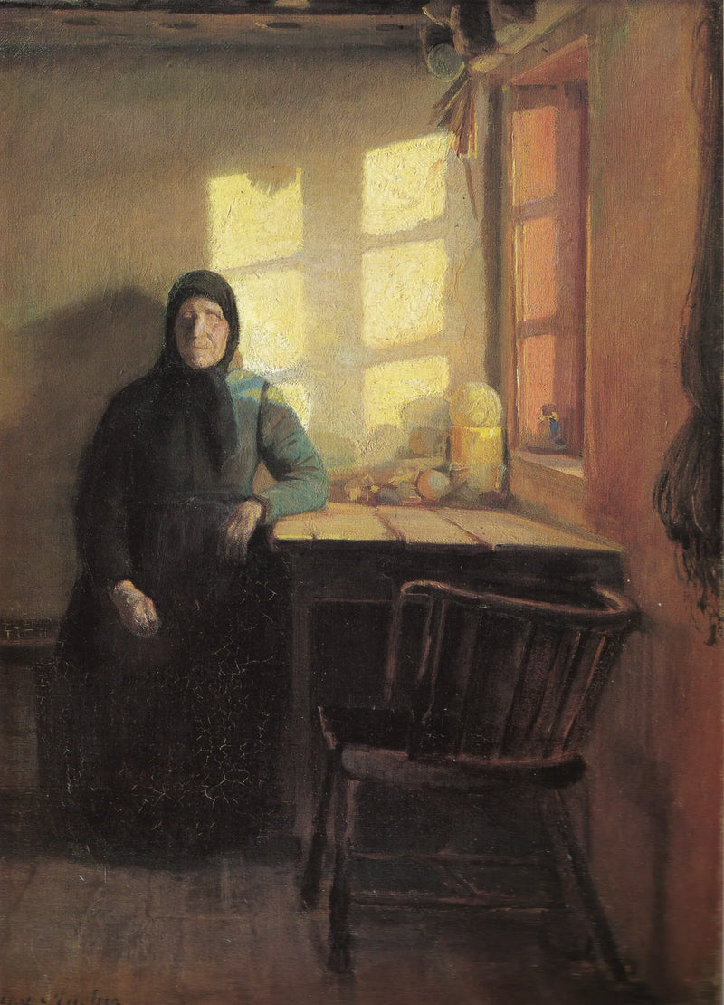 Sol no quarto do cego - Anna Ancher