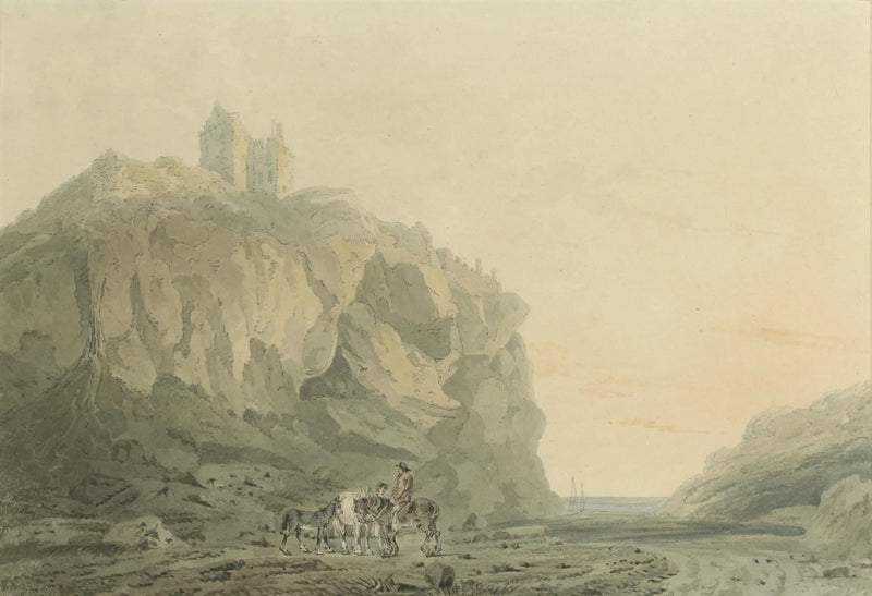 Castelo de Dunotter, Kincardineshire - J. M. W. Turner