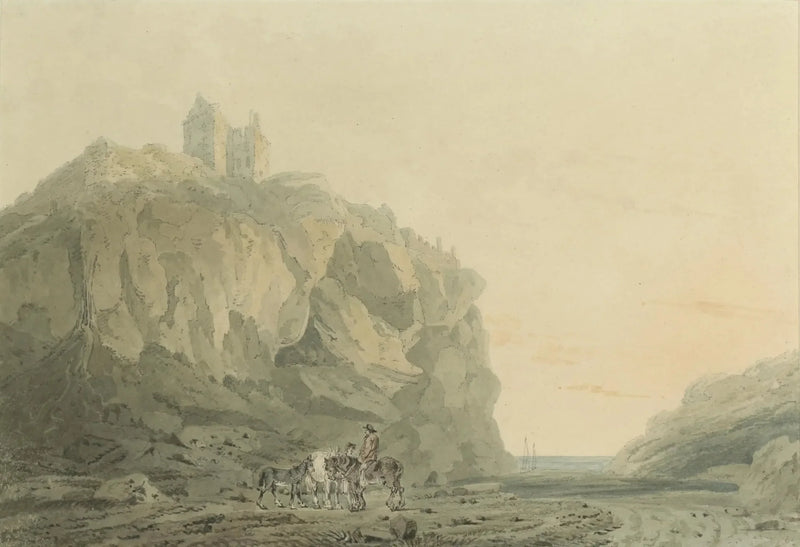 Castelo de Dunotter, Kincardineshire - J. M. W. Turner