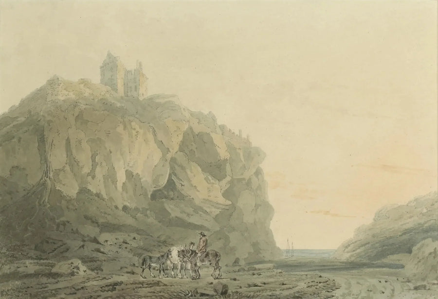 Castelo de Dunotter, Kincardineshire - J. M. W. Turner