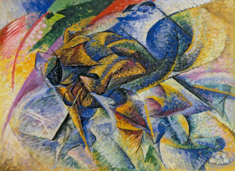 Dinâmica de um ciclista - Umberto Boccioni