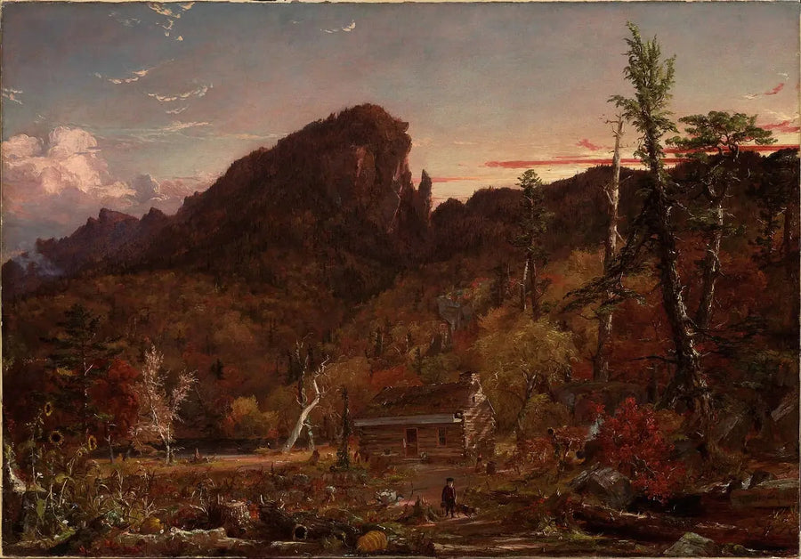 Penhasco da Águia, New Hampshire - Jasper Francis Cropsey