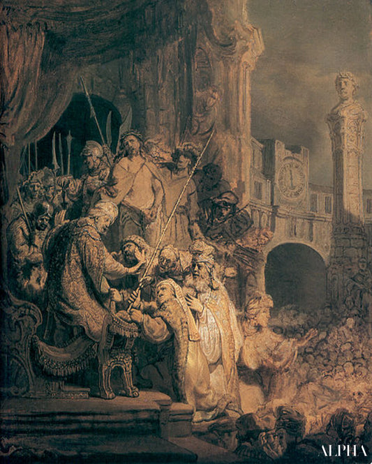 Ecce Homo de Rembrandt van Rijn - Reproductions de tableaux et peintures haut de gamme