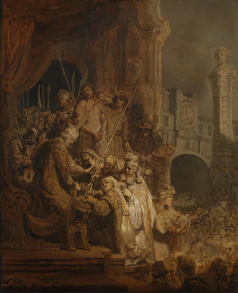 Cristo diante de Pilatos (Ecce Homo) - Rembrandt
