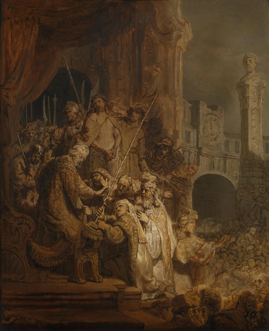 Cristo diante de Pilatos (Ecce Homo) - Rembrandt