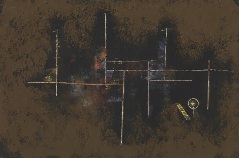 andaime para um edifício novo - Paul Klee