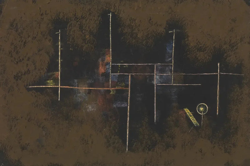 andaime para um edifício novo - Paul Klee
