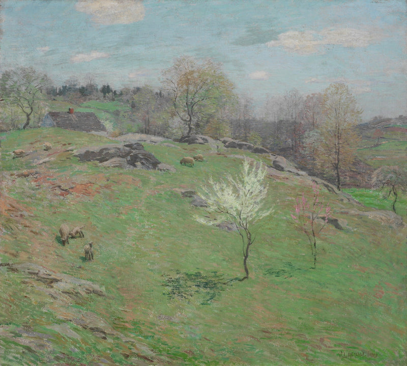 Eclosão dos botões - Willard Metcalf