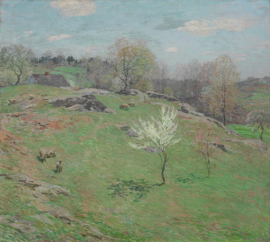 Eclosão dos botões - Willard Metcalf