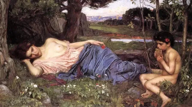 Ouvir suas doces melodias - John William Waterhouse