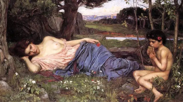 Ouvir suas doces melodias - John William Waterhouse