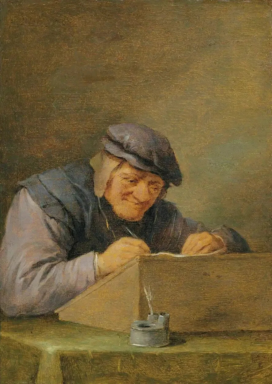 Escrita campestre - David Teniers o Jovem